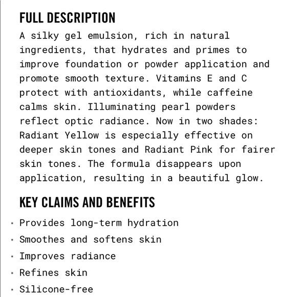 Prep + prime natural radiance illuminating primer - Picture 3 of 3